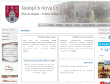 Tablet Screenshot of jaunpils.lv